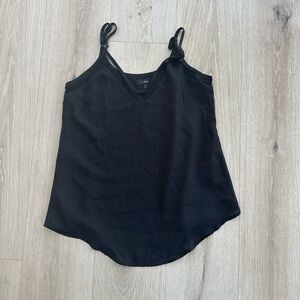 Lulu's Elegant Black Camisole Top